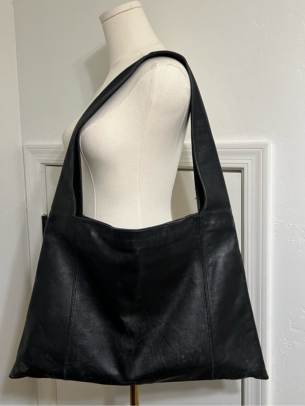 Groom Paris 90’s Full Grain Leather Shoulder Bag